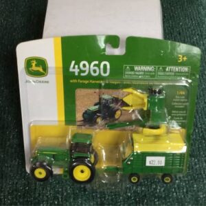 John Deere 4960 Tractor W_ Corn Chopper and Wagon