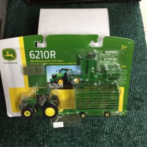 John Deere 6210R Tractor Baler Set